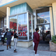 People wait in line to enter at Eso Wan on November 28, 2020 in Los Angeles. The bookstore is Black-owned, and at the height of that summer’s protests against police brutality, saw a huge spike in sales.
